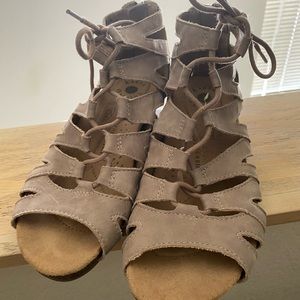 Suede sandals